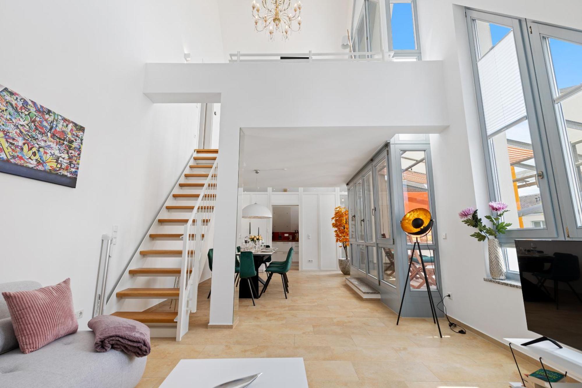 Helloflats - Luxus-Penthouse - Balkon - Parking - Zentrum - Therme - Naehe Flughafen Muc エルディング エクステリア 写真